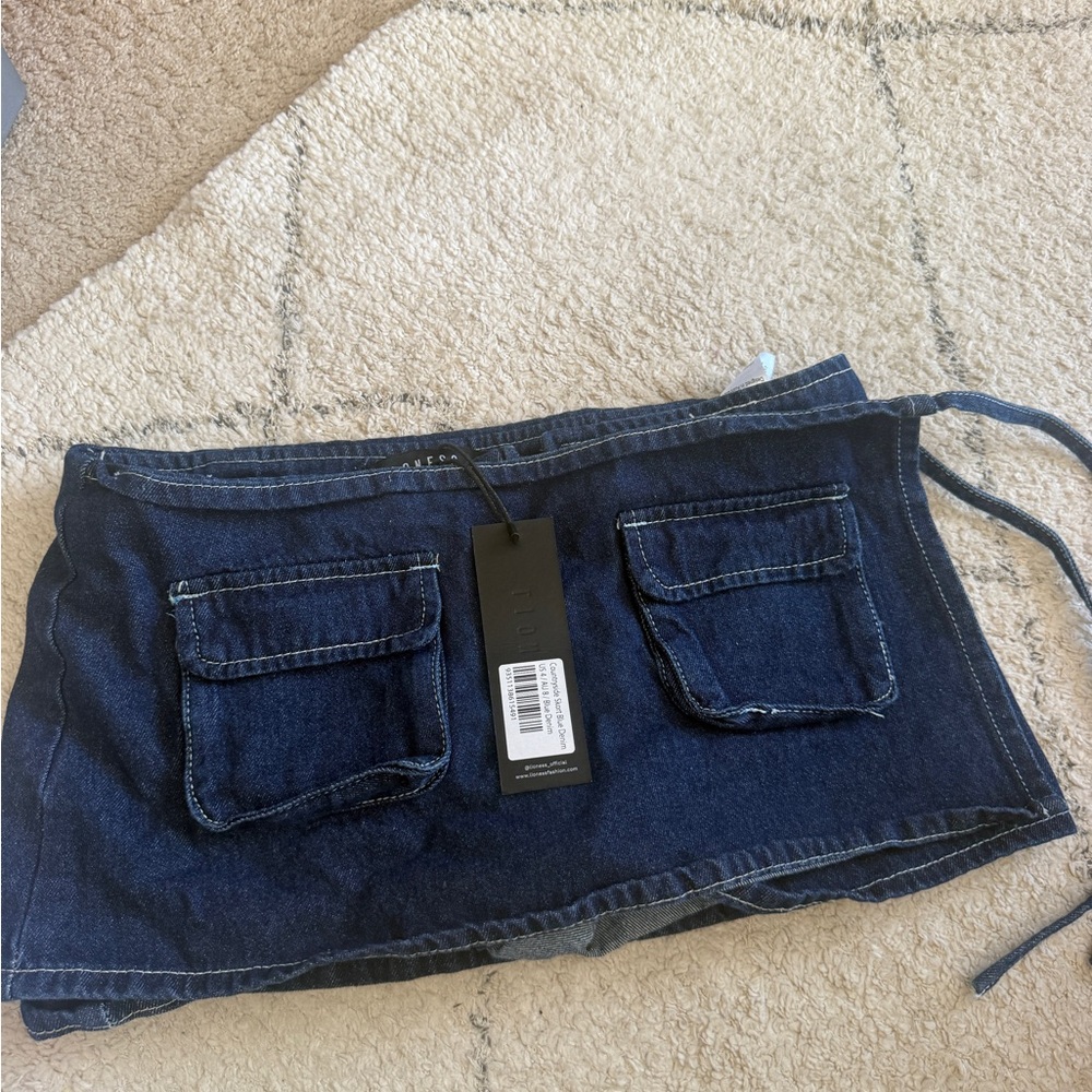 Lioness Dark Blue Mini Skirt